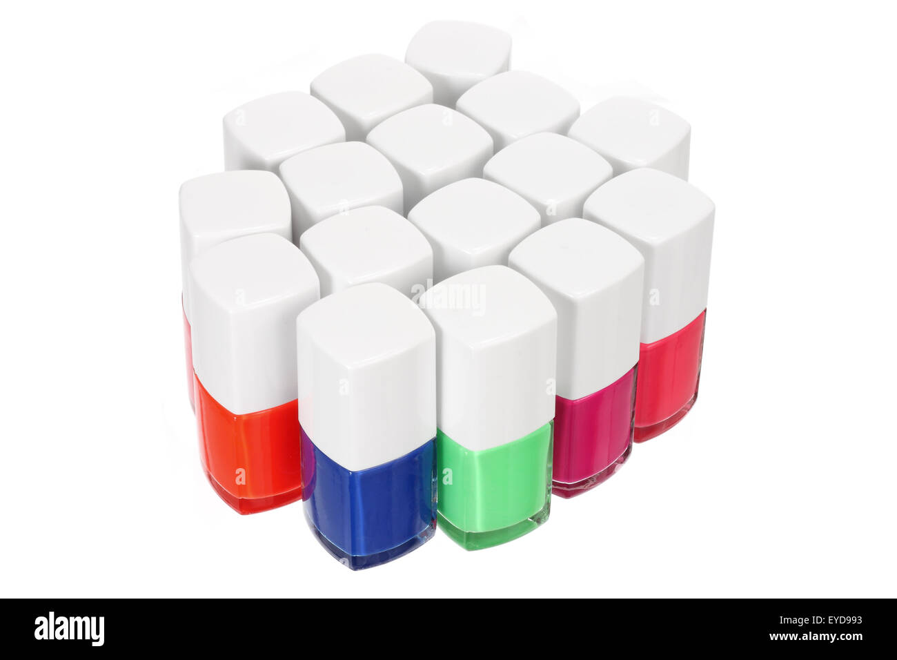 Bottles of Nail Polish Stock Photo Alamy