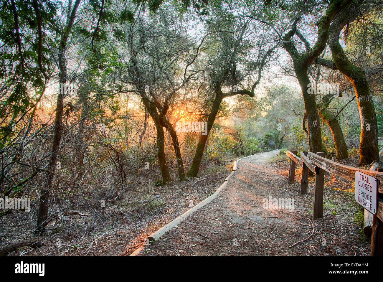 Northern California Landscapes, Sunsets, and Sunrises Stock Photo