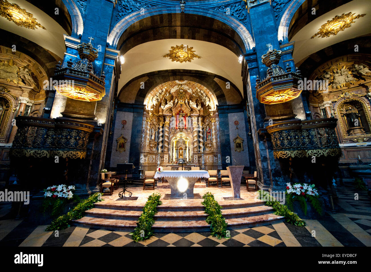 Interior Of Sanctuary Of St Ignatius Of Loyola, Basque Country, Spain