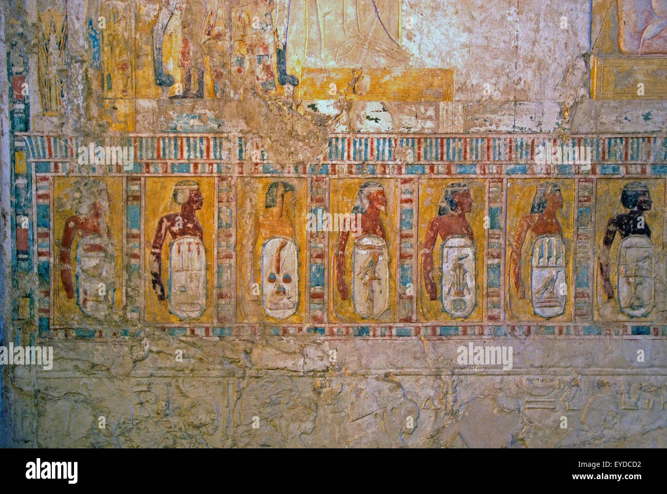 Luxor Egypt Tomb Of Kheruef Sena a TT192 In The Nobles Tombs In Luxor Egypt Tomb Of Kheruef Sena a TT192 In The Nobles Tombs In