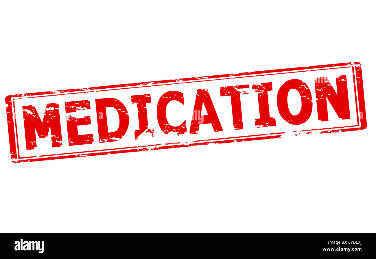 Rubber stamp with word medication inside, vector illustration Stock Photo Alamy