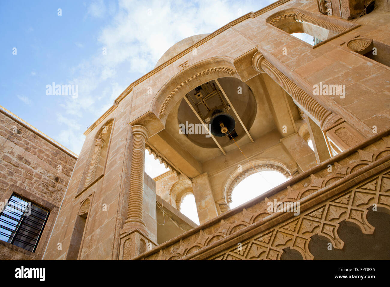 Mar Matti Monastery At Mosul, Iraqi Kurdistan, Iraq Stock Photo