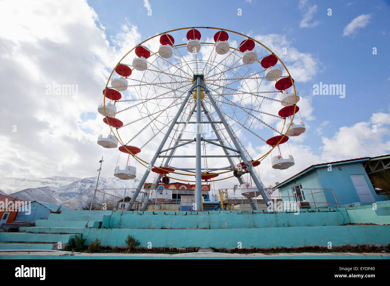 Ferris Wheel At Pank Resort Just Outside The Town Of Rawanduz, Iraqi Kurdistan, Iraq Stock Photo