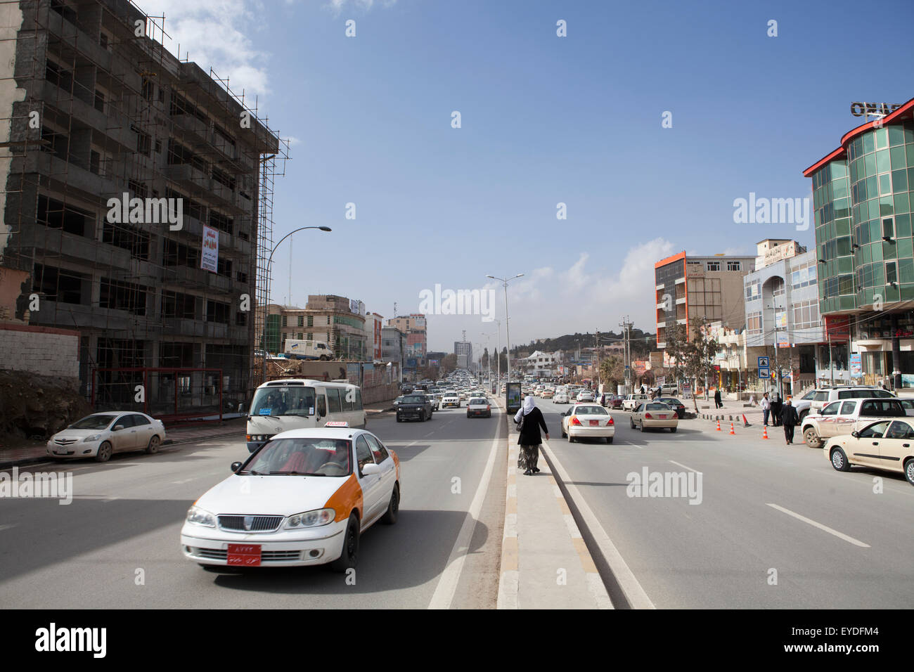 The Modern City Of Sulaymaniyah, Iraqi Kurdistan, Iraq Stock Photo