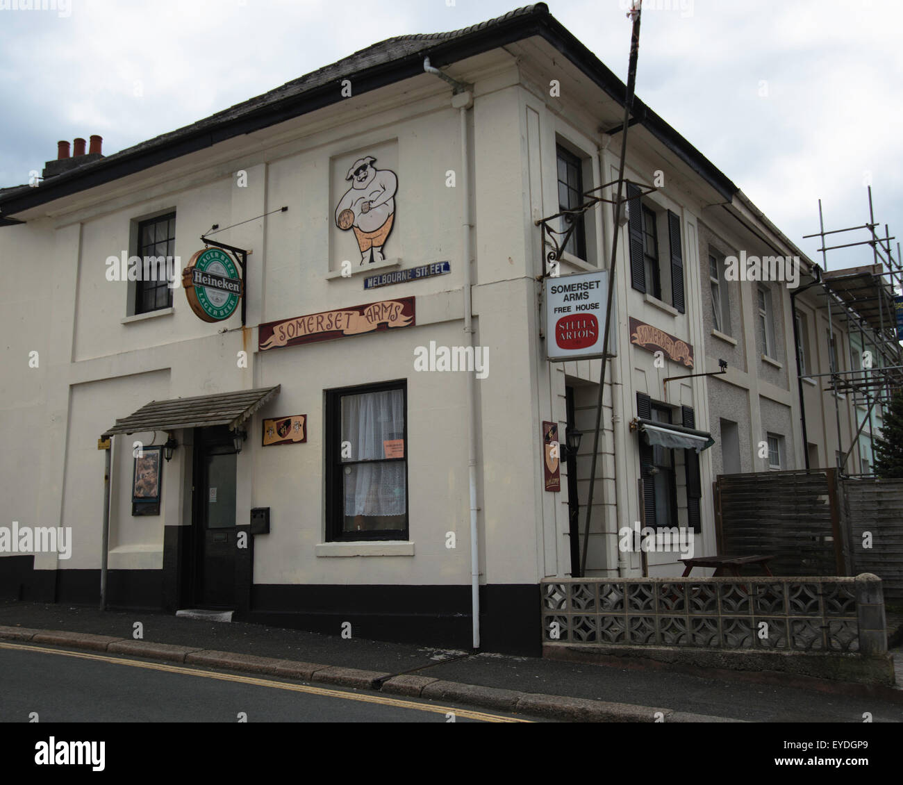 The Somerset Arms Public House Plymouth. Stock Photo