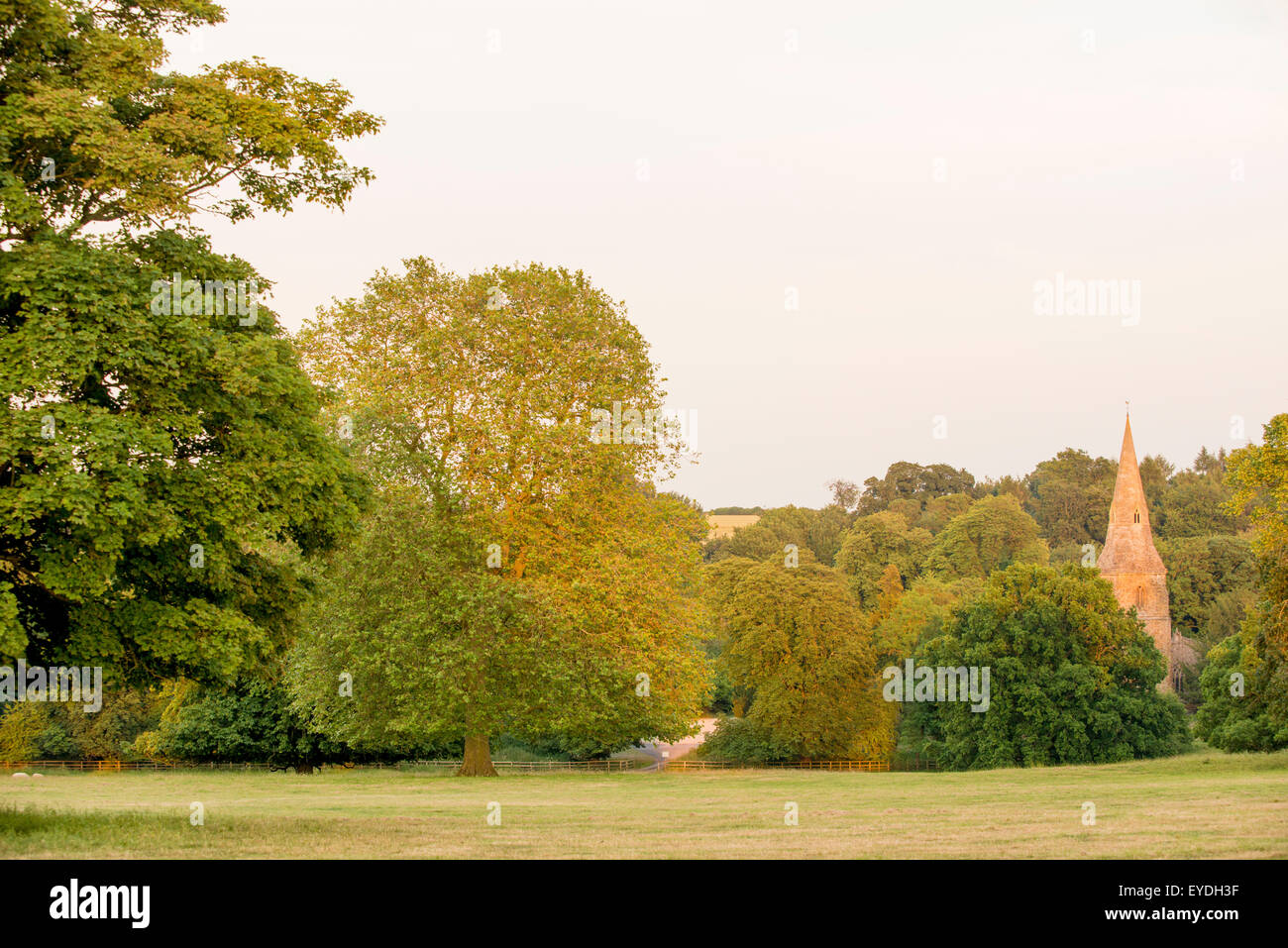 Broughton Castle, Oxfordshire, English countryside. Stock Photo