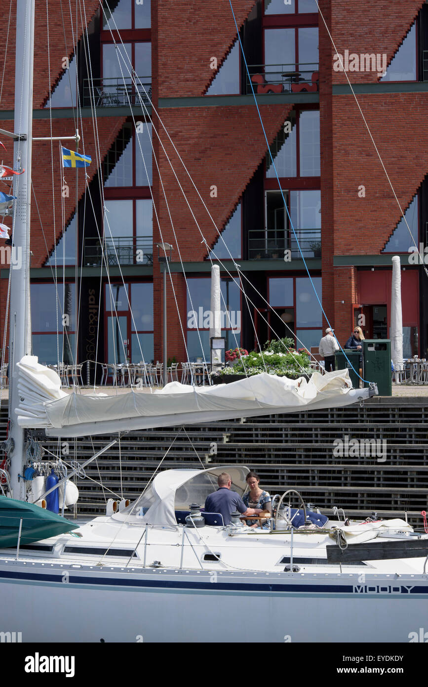 pleasure crafts at Westport in Malmö, Sweden Stock Photo Alamy