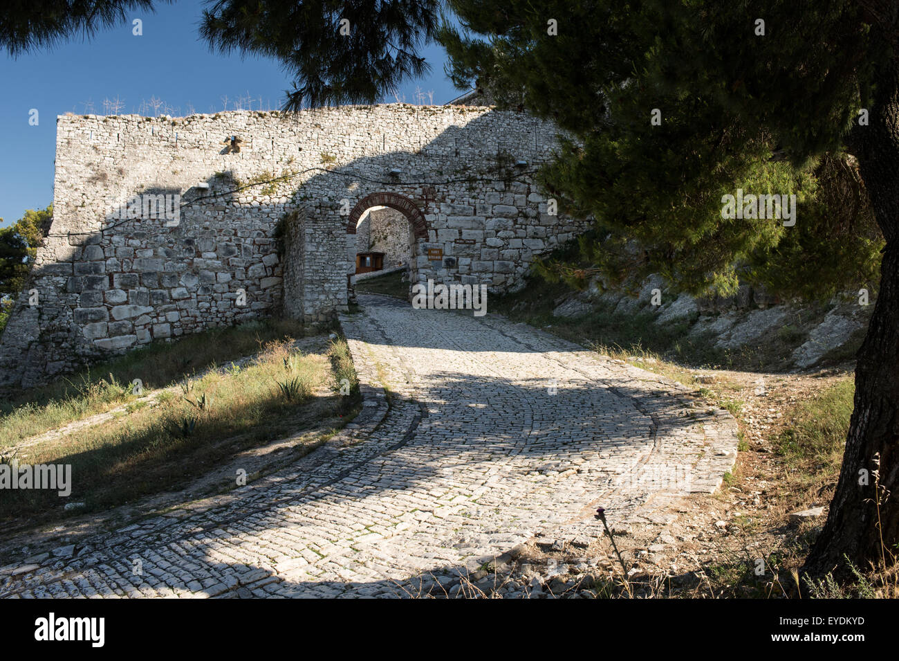 Citadel of Berat, UNESCO World Heritage List, Albania Stock Photo