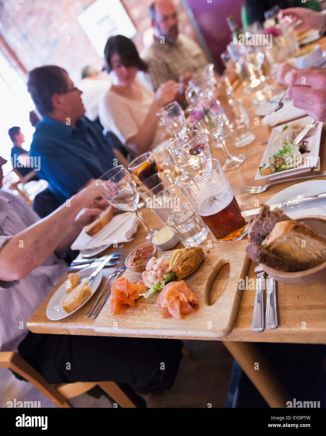 United Kingdom, Northern Ireland, Belfast, Dinner at Nicks Warehouse