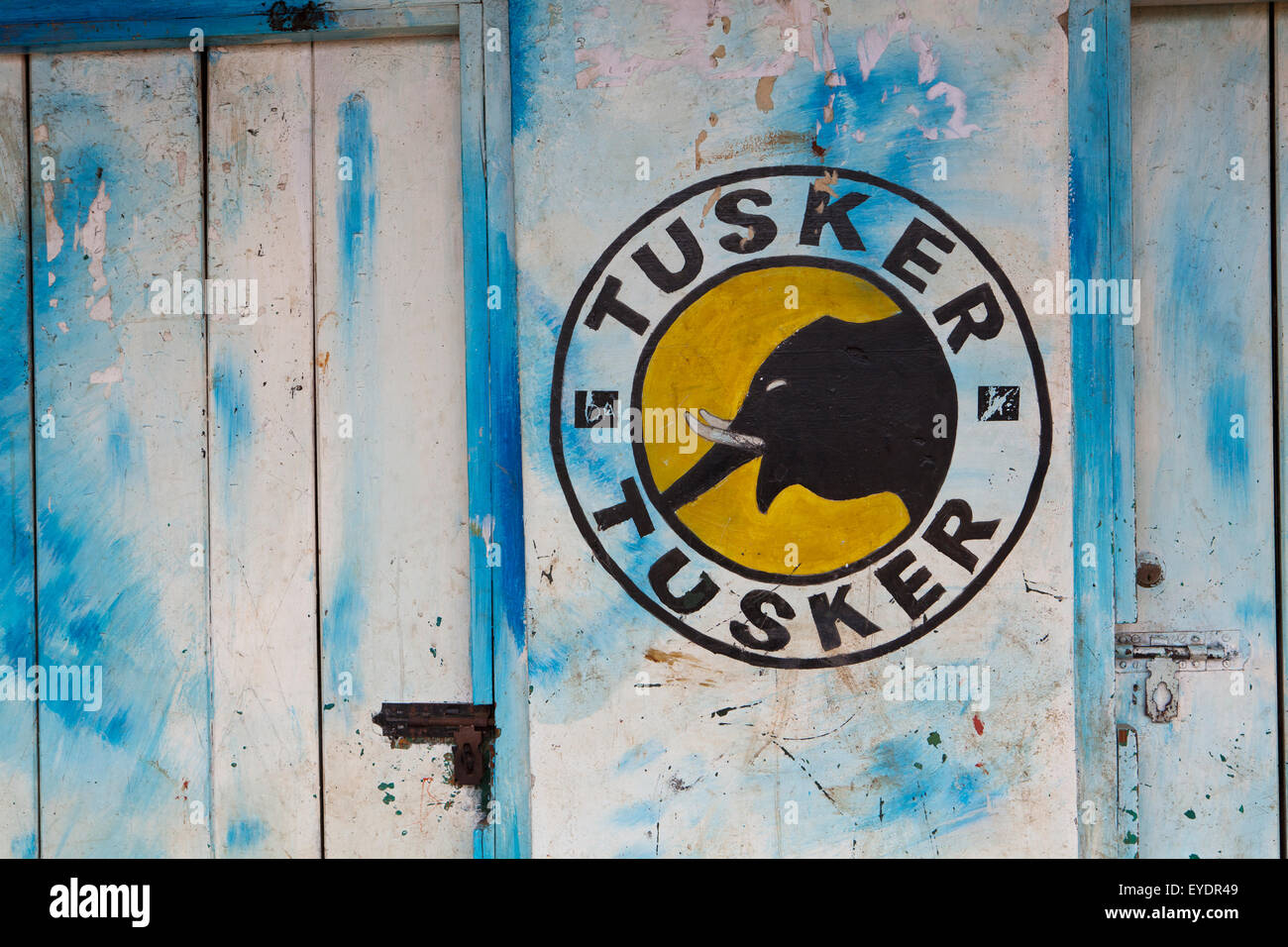 Hand painted sign; Kenya Stock Photo Alamy