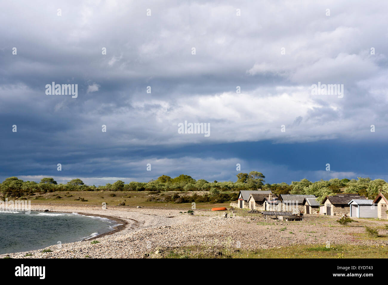 Coast near Gilberga, Isle if Öland, province Kalmar, Sweden Stock Photo