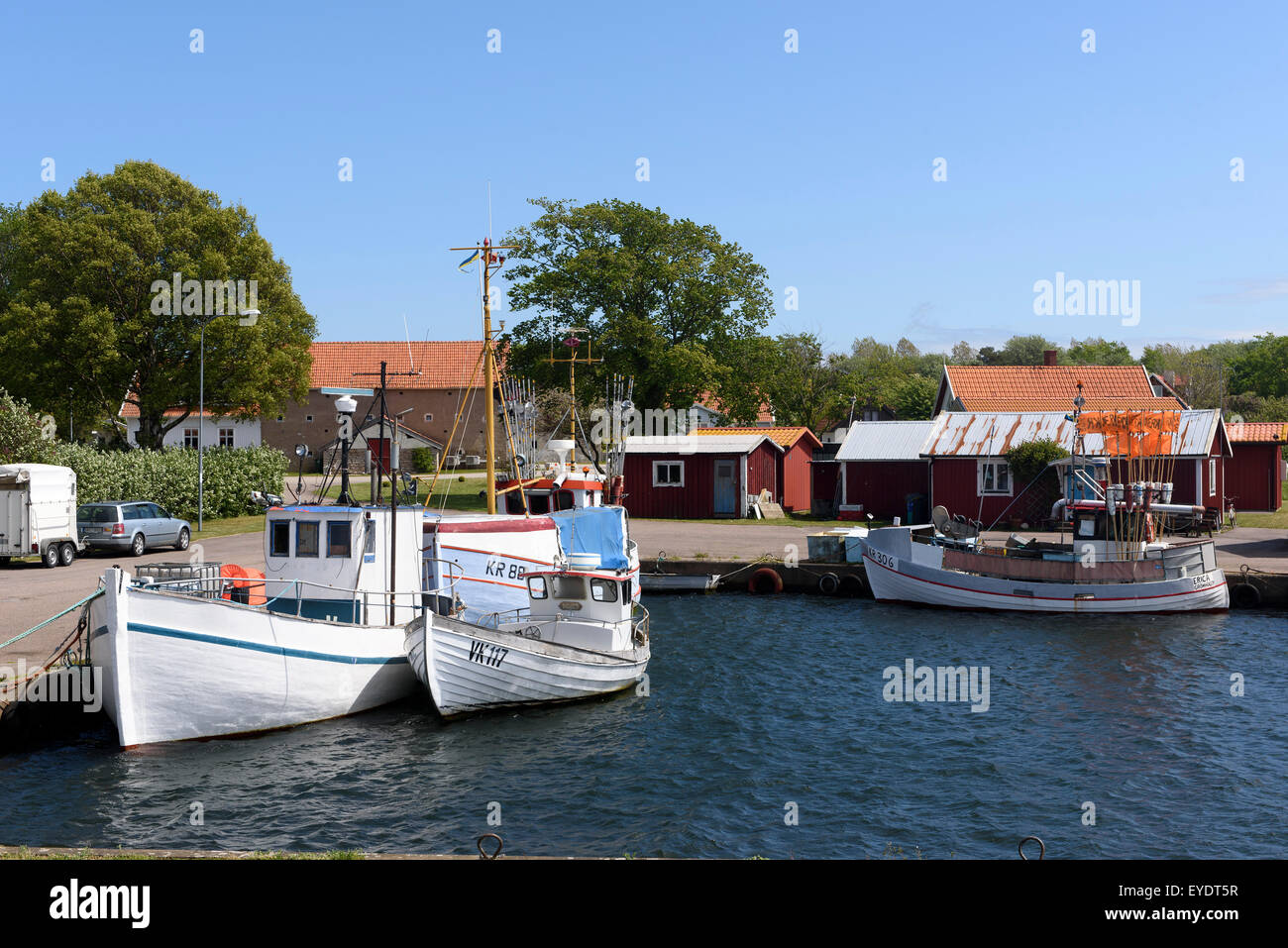 port of Grönhagen, Isle if Öland, province Kalmar, Sweden Stock Photo