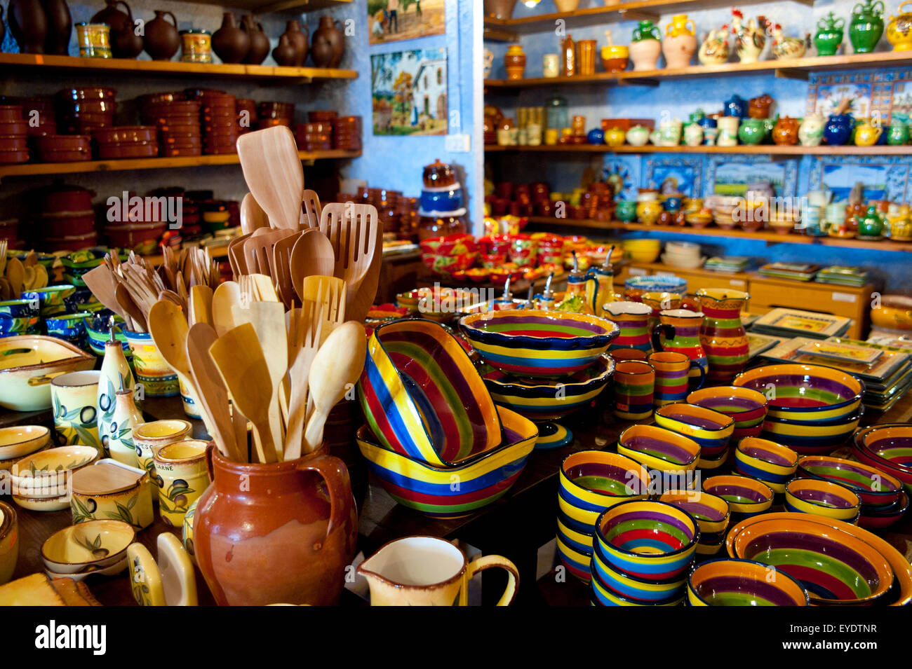Crafts For Sale At Alfareria Ferran Segarra, Miravet, Tarragona, Spain