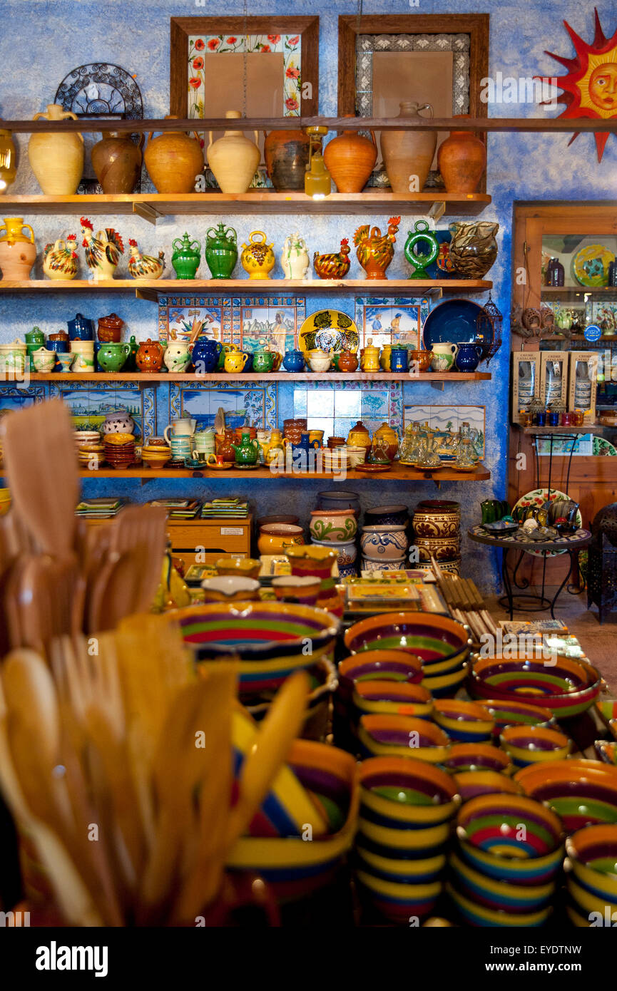 Crafts For Sale At Alfareria Ferran Segarra, Miravet, Tarragona, Spain