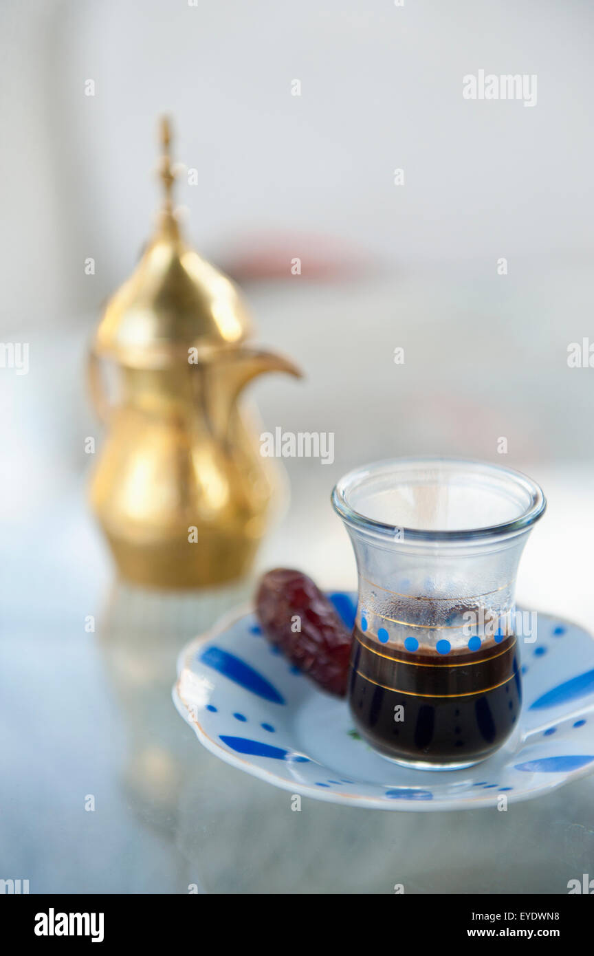 Dubai, Uaecoffee And Date Stock Photo Alamy