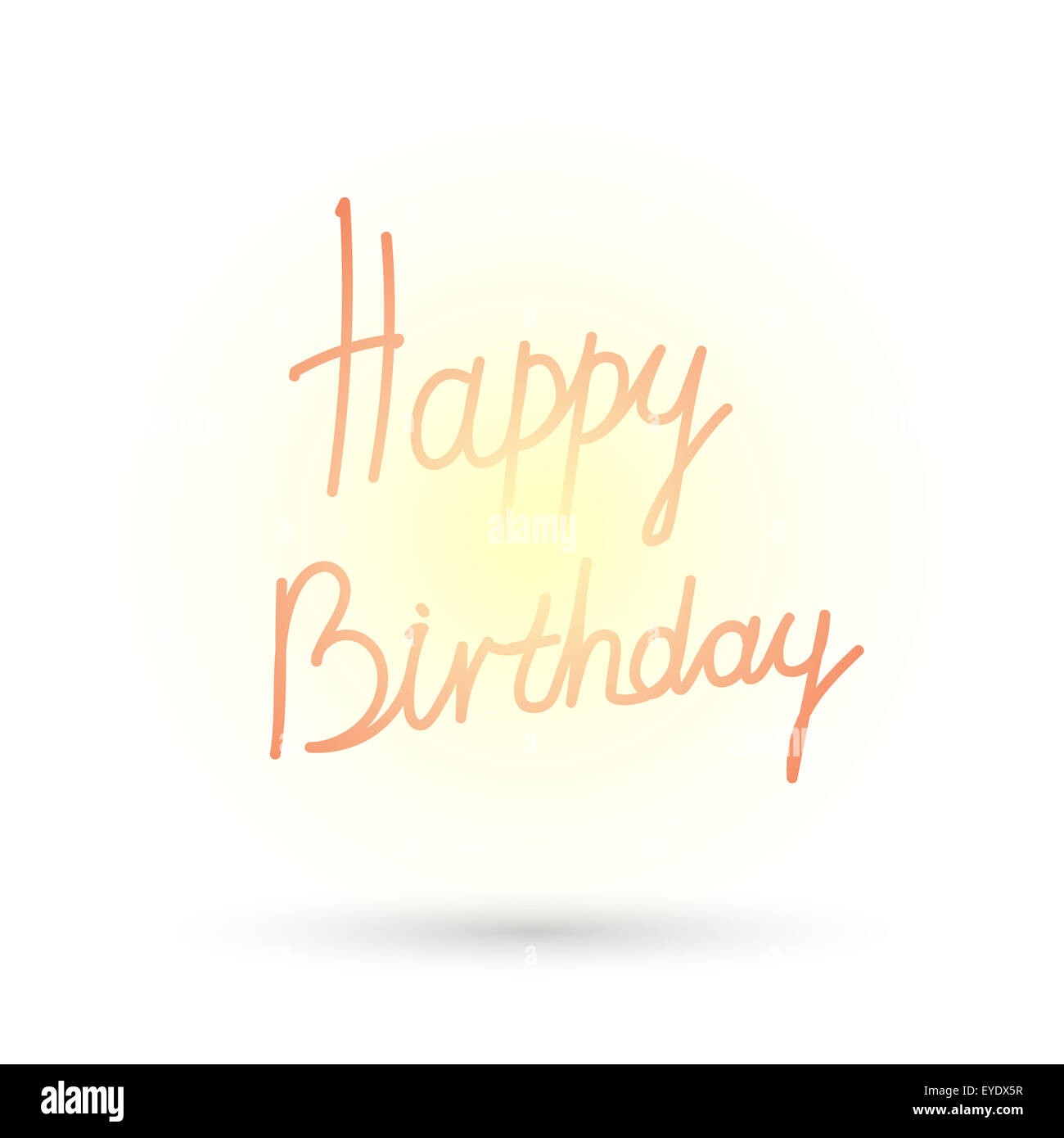Happy birthday text Stock Photo - Alamy