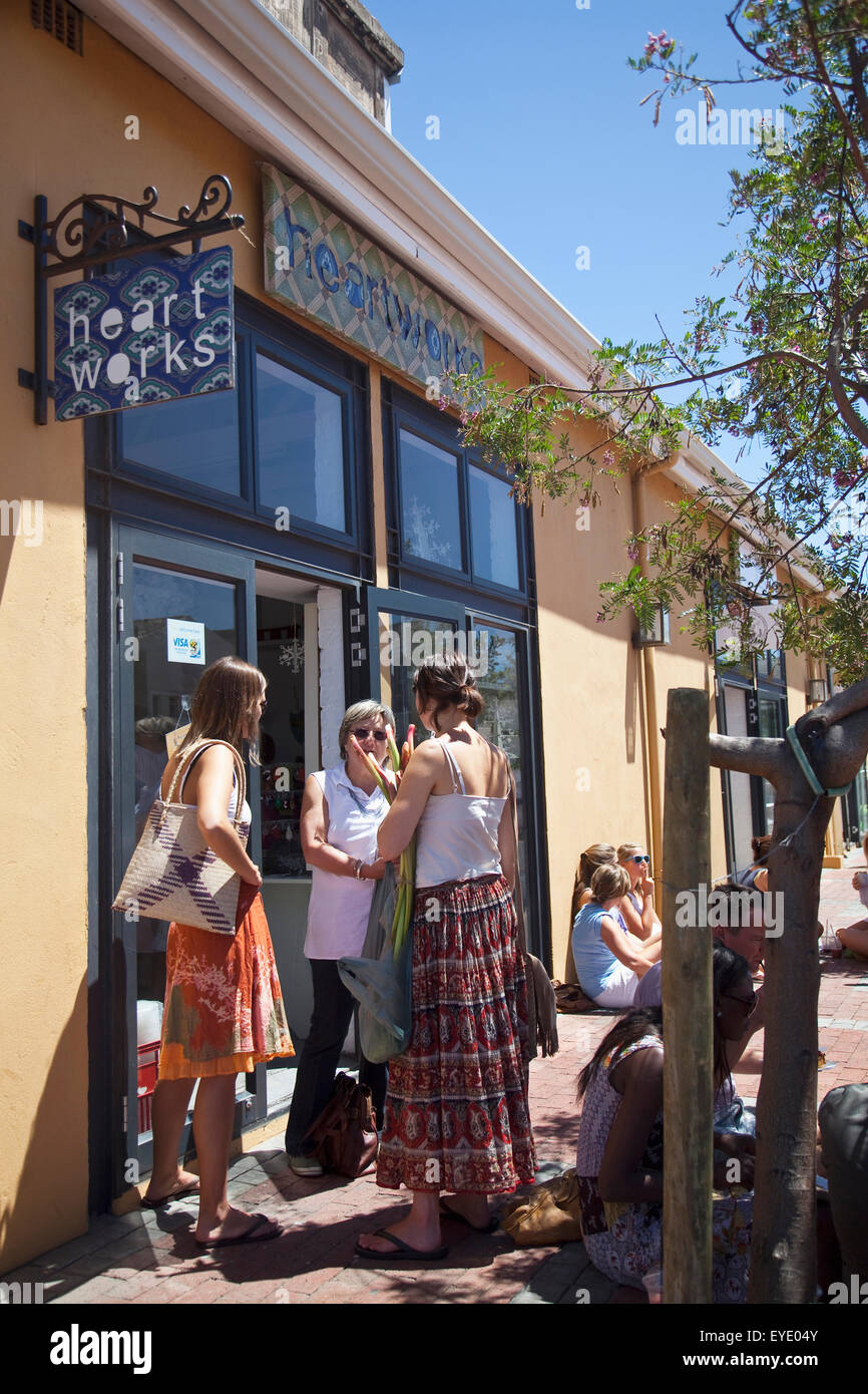 South Africa, Woodstock Area; Cape Town, Albert Road, The Old Biscuit Mill Weekend Market Stock