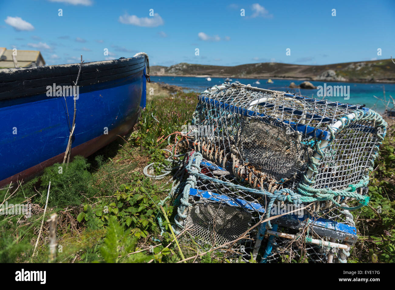 Lobster pot trap plant hi-res stock photography and images - Alamy