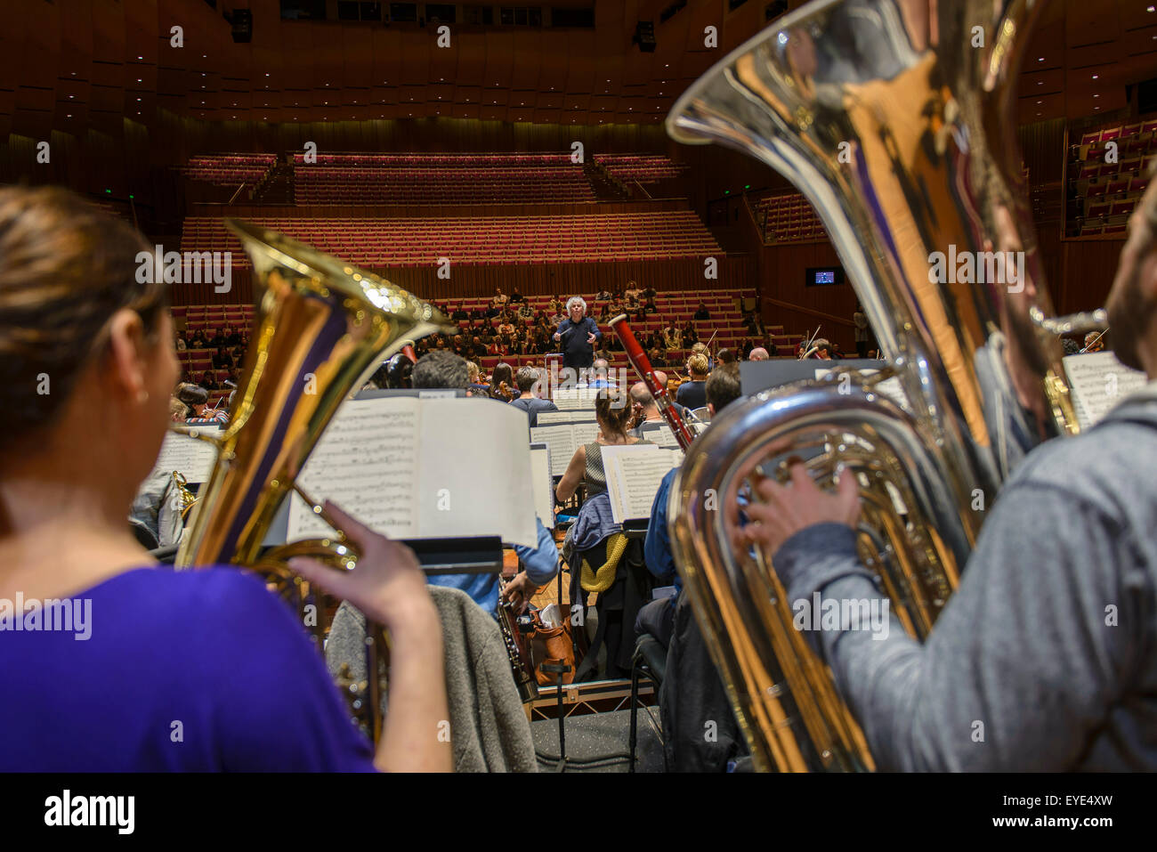Sydney, Australia. 28th July, 2015. The Australian World Orchestra