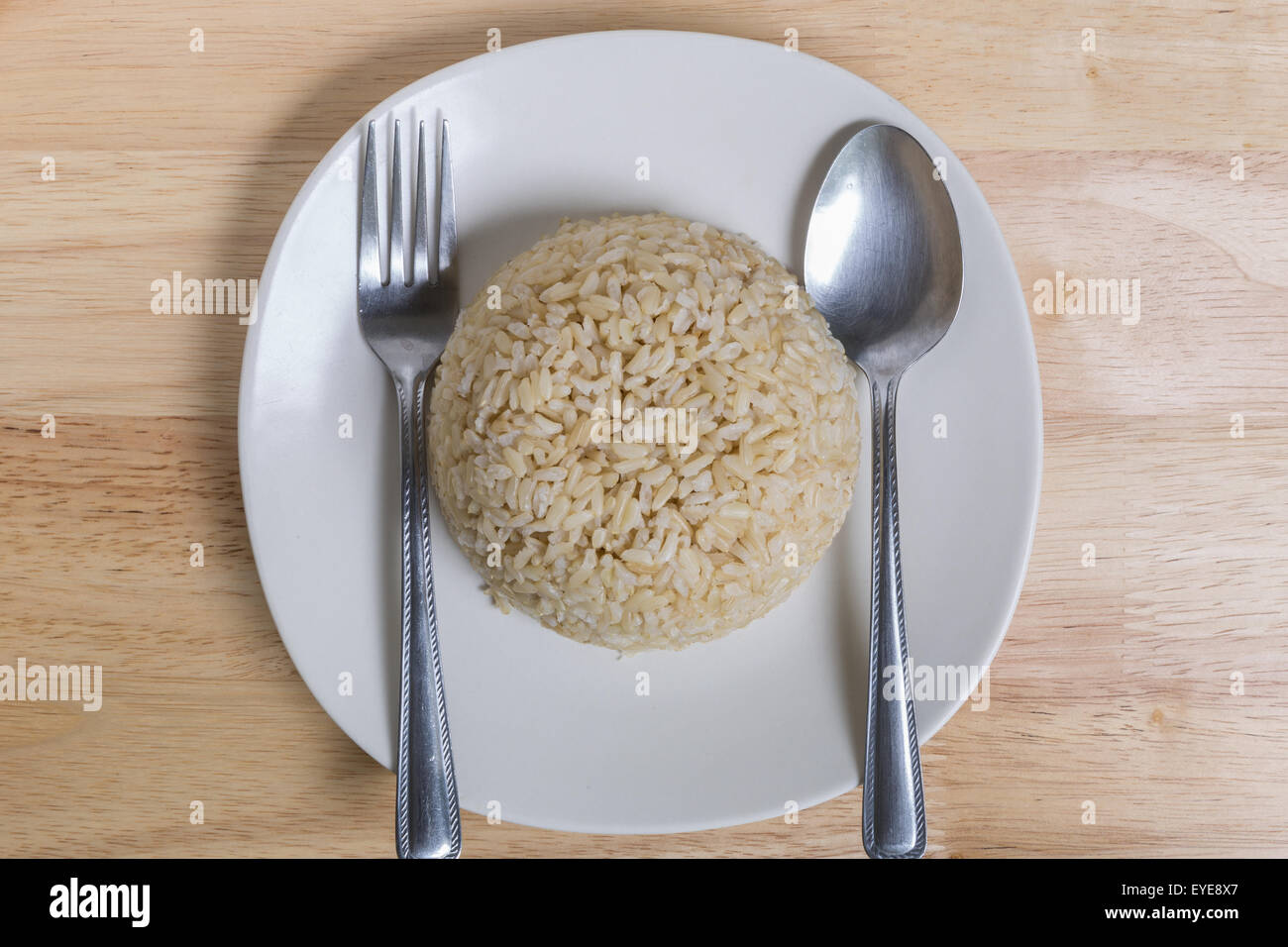 Rice in plate hi-res stock photography and images - Alamy