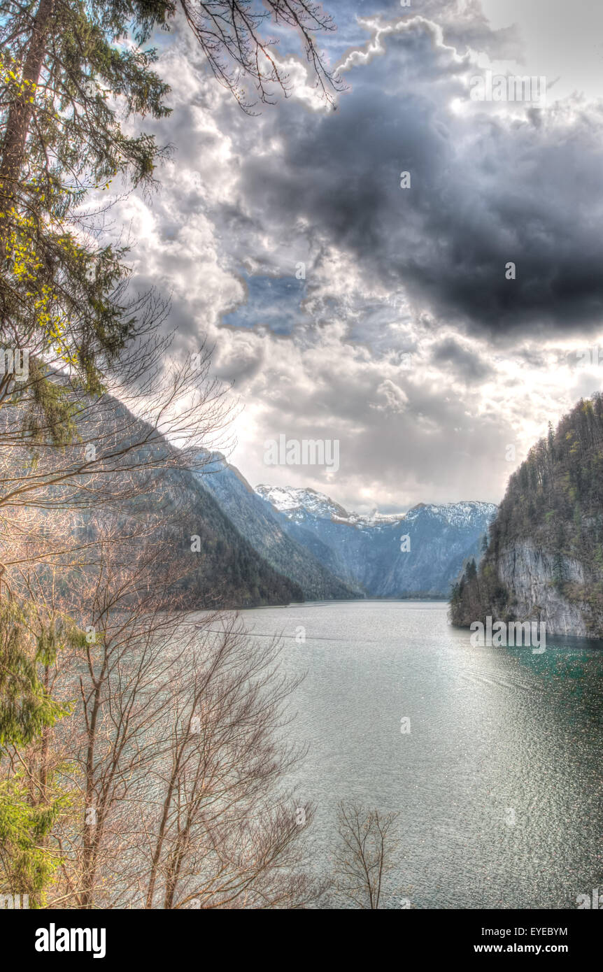 Kings Lake in Bavaria Germany Stock Photo