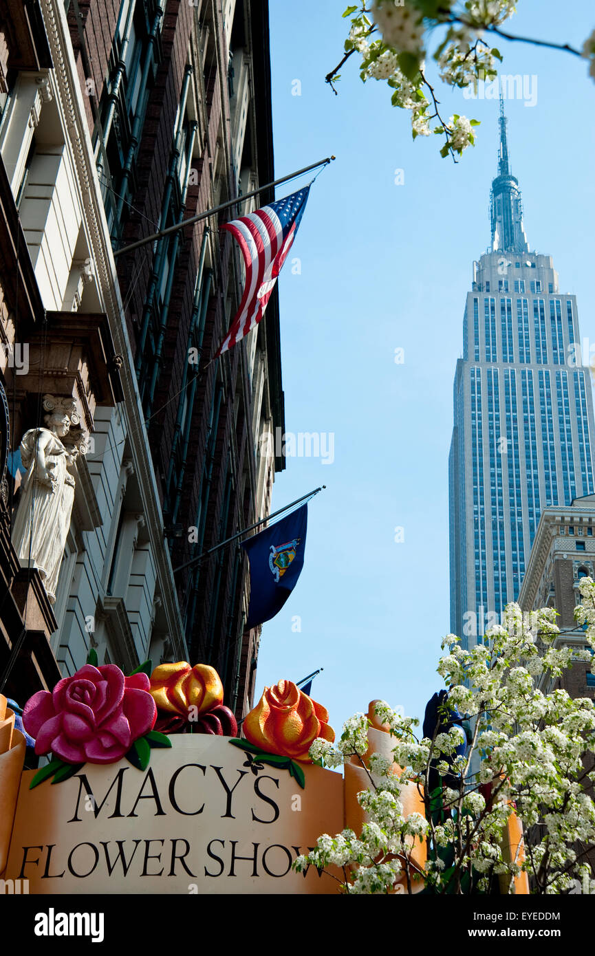 Views Of The Empire State Building From Macy's, The Biggest Department