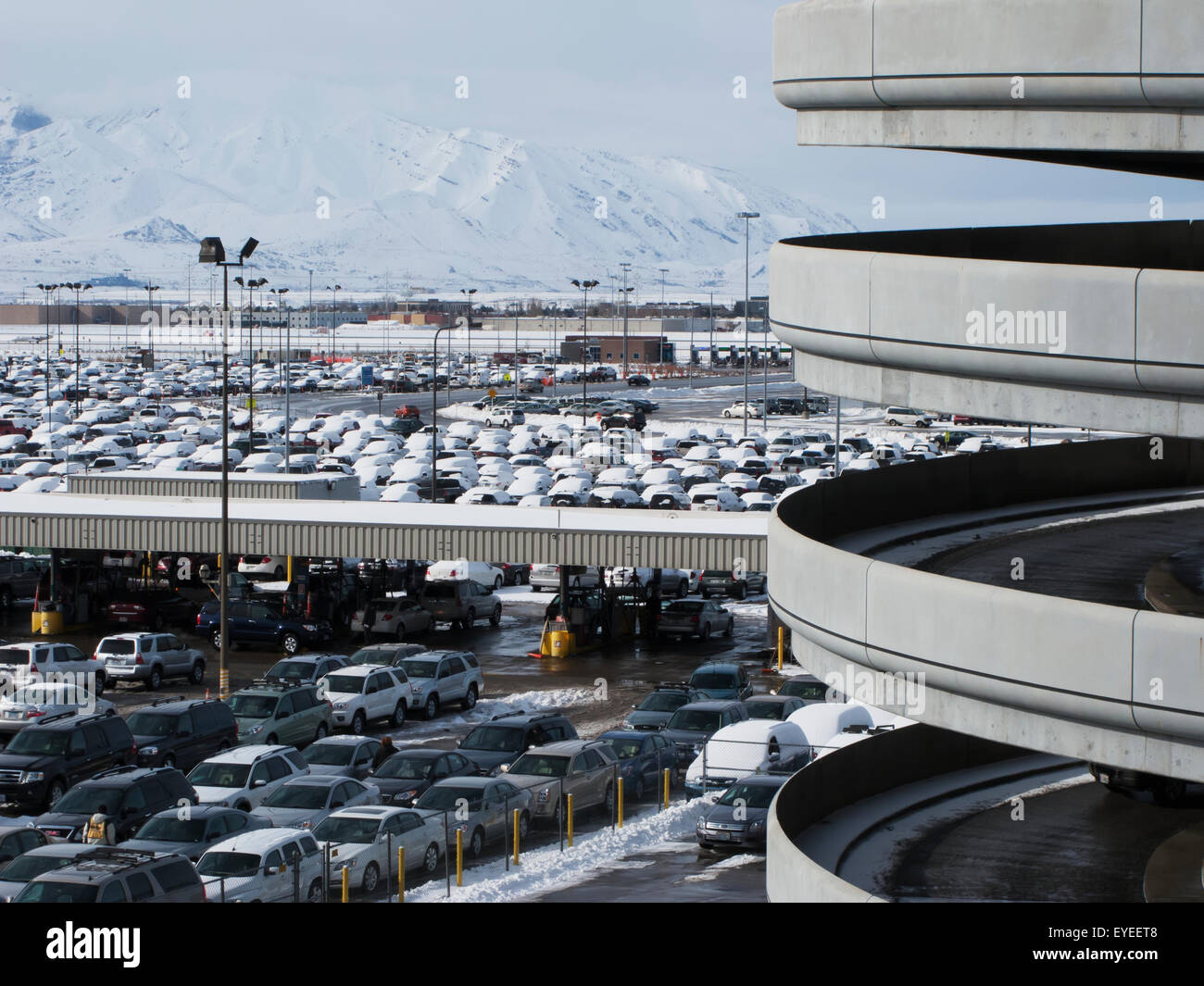 Parking lot at Salt Lake City International Airport; Salt Lake City