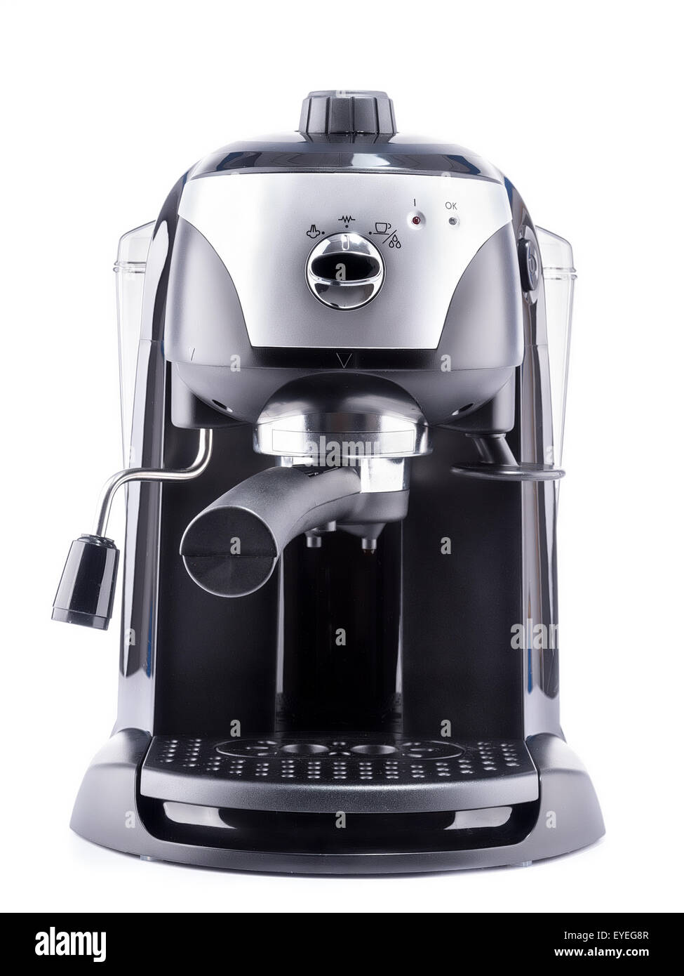 Modern coffee machine on white background Stock Photo