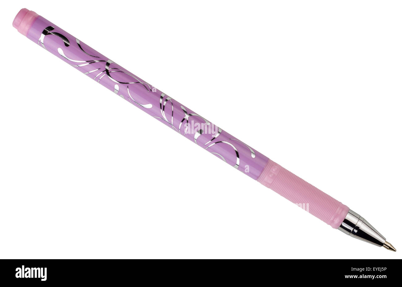 the ballpoint pen isolated on white background Stock Photo - Alamy