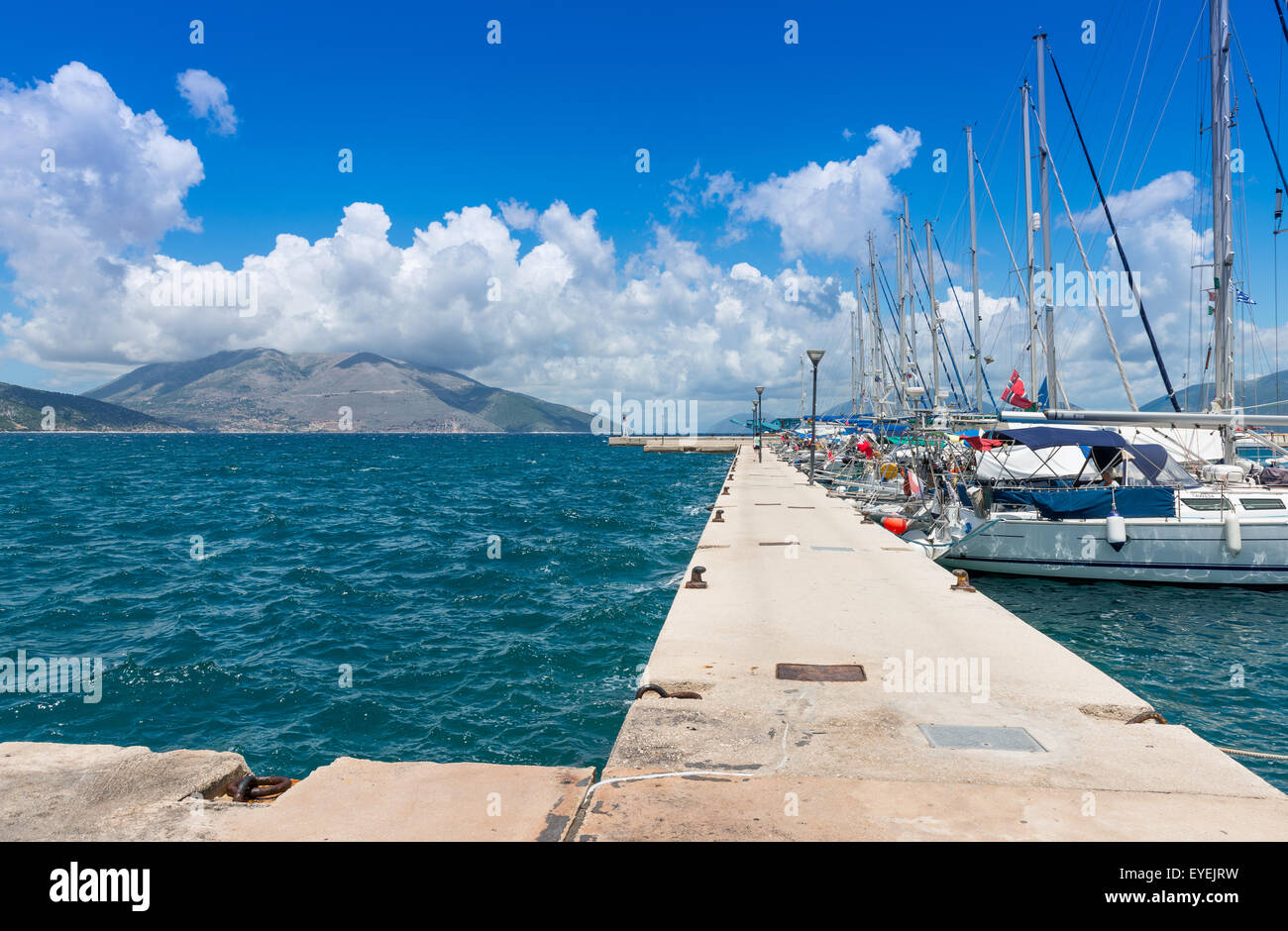 Sami Town, Kefalonia Island, Ionian Sea, Greece Stock Photo