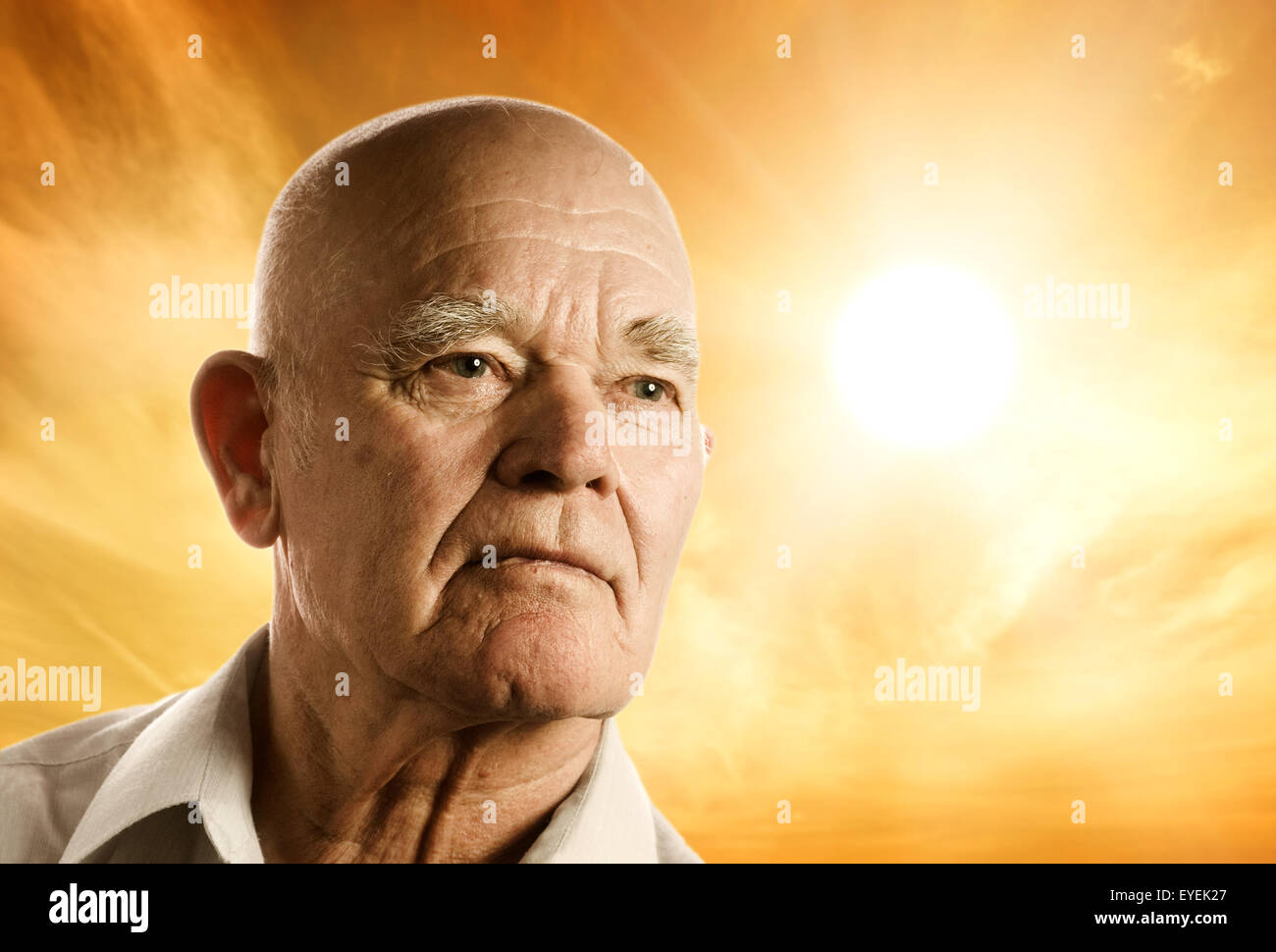 Elderly portrait detail hi-res stock photography and images - Alamy