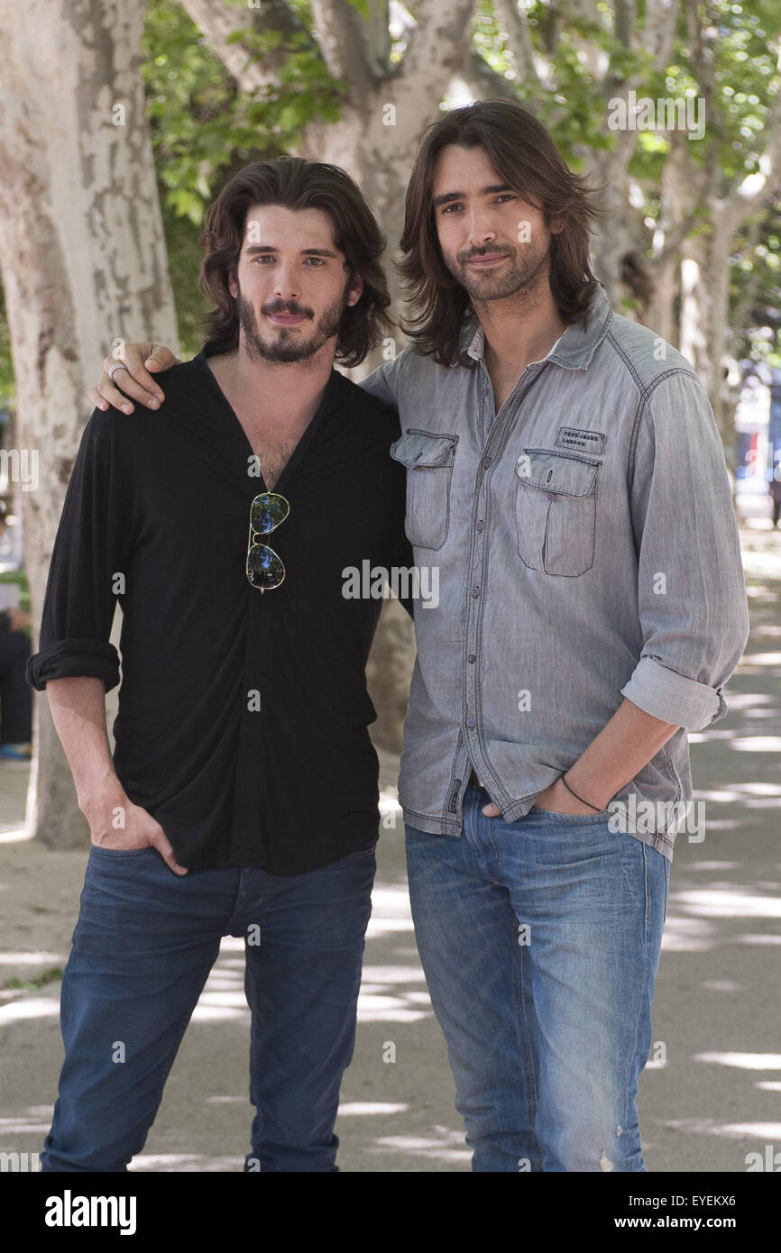 Killing time' photocall at the Square of Spain in Madrid Featuring