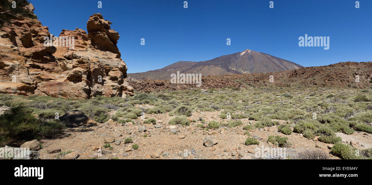 mountain landscape - pico del teide, tenerife Stock Photo