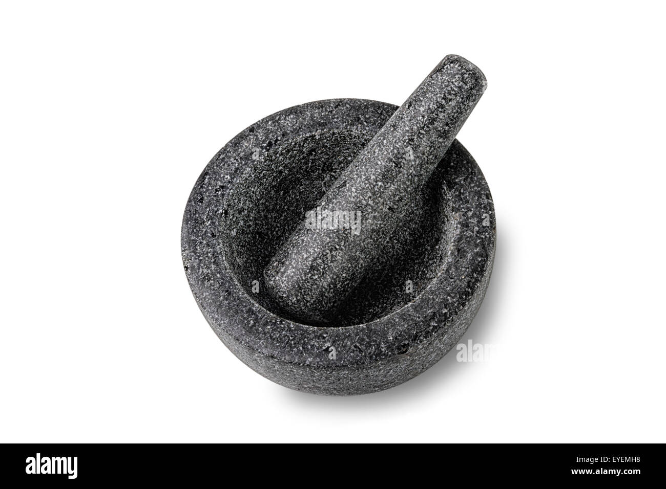 Granite mortar and pestle Stock Photo Alamy