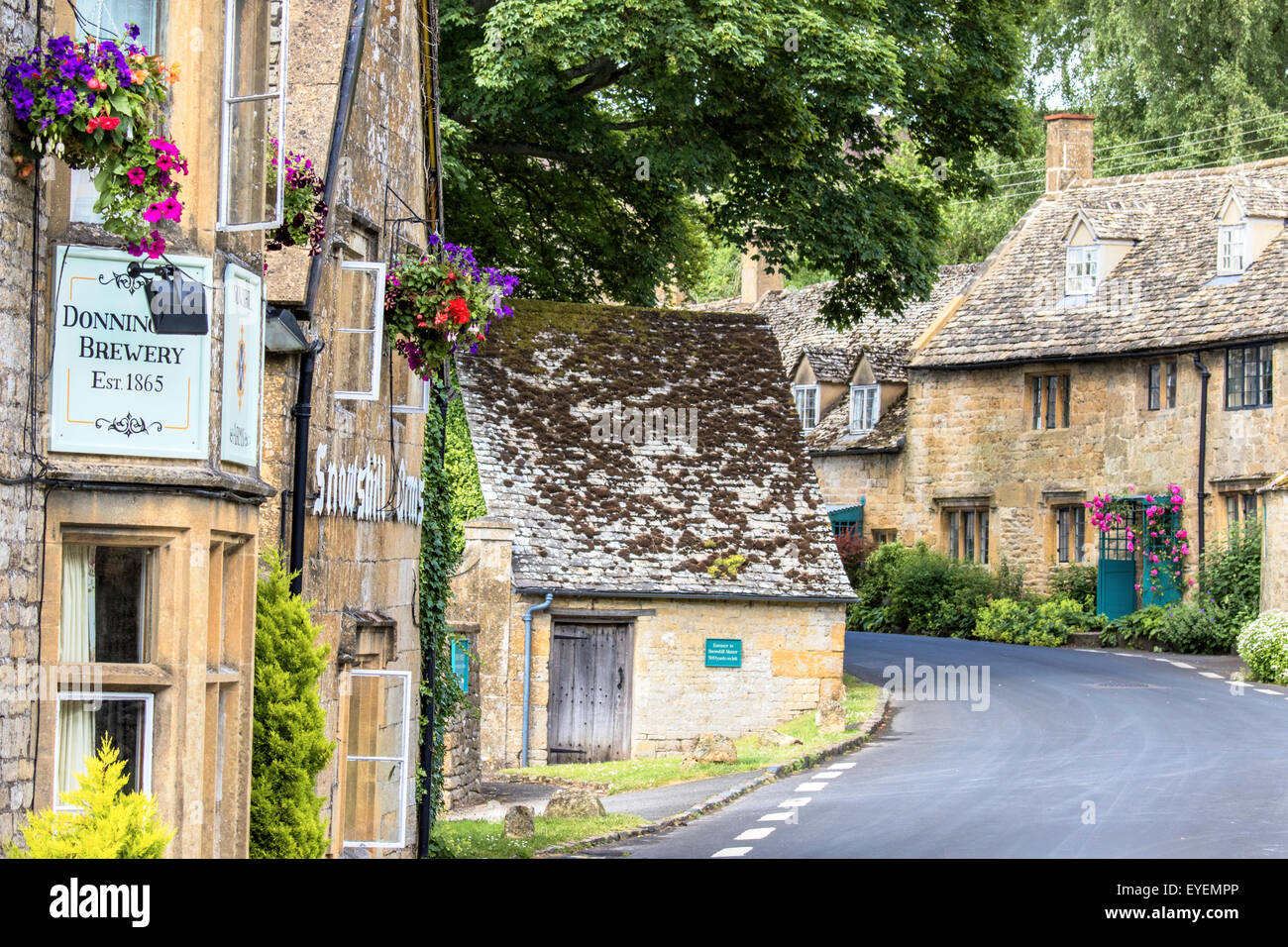The Cotswold village of Snowshill, Gloucestershire, England, UK Stock Photo