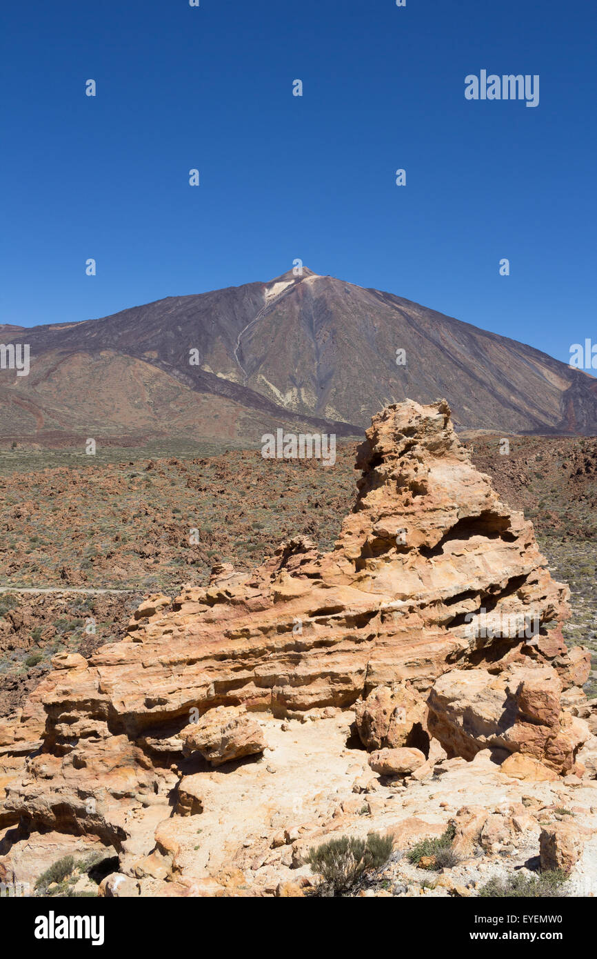 mountain landscape - pico del teide, tenerife Stock Photo