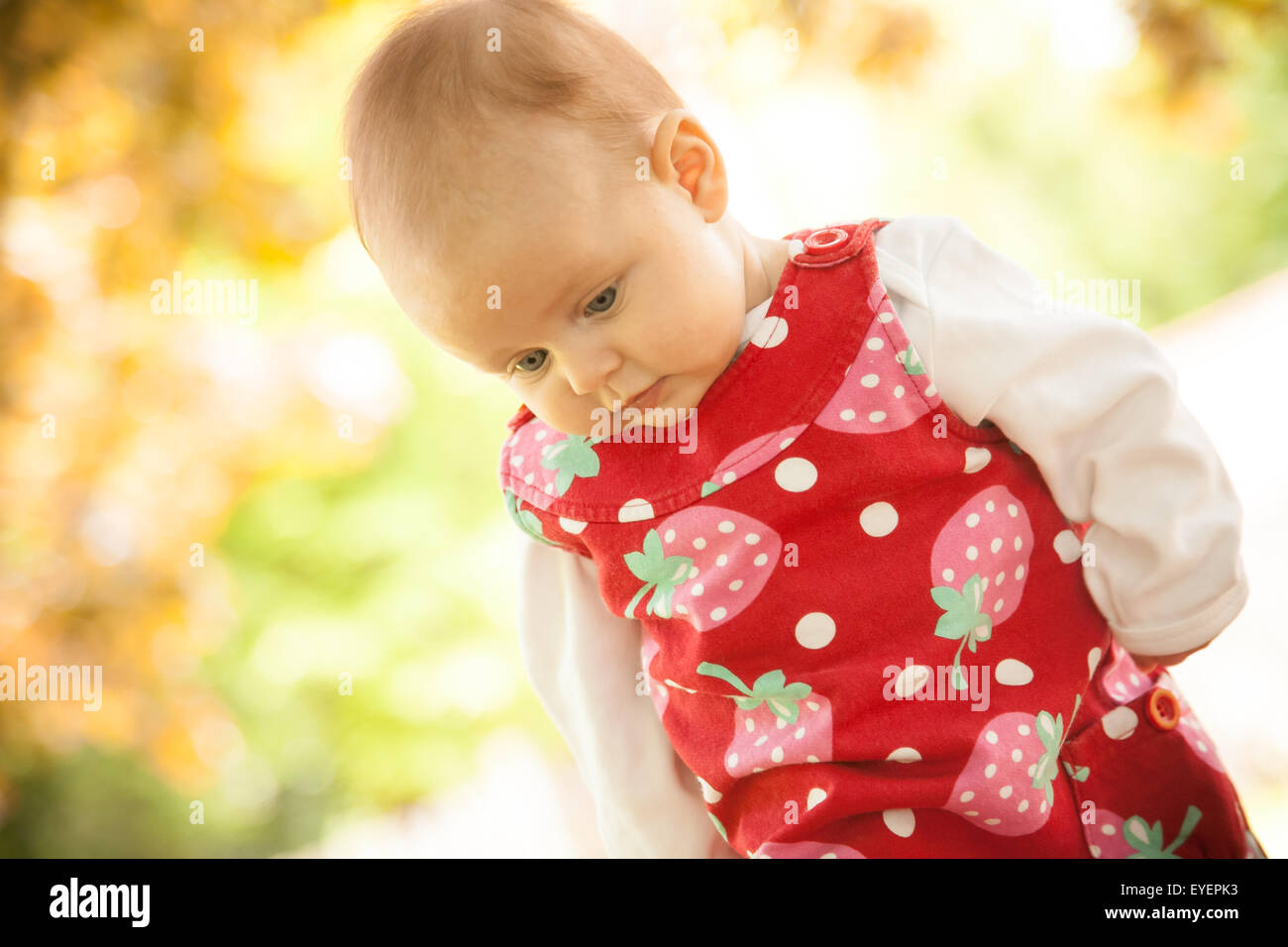 Cute baby girl portrait Stock Photo - Alamy