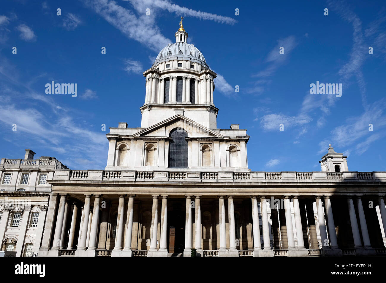 A general view of the chapel of St Peter and St Paul at the old royal naval college Stock Photo