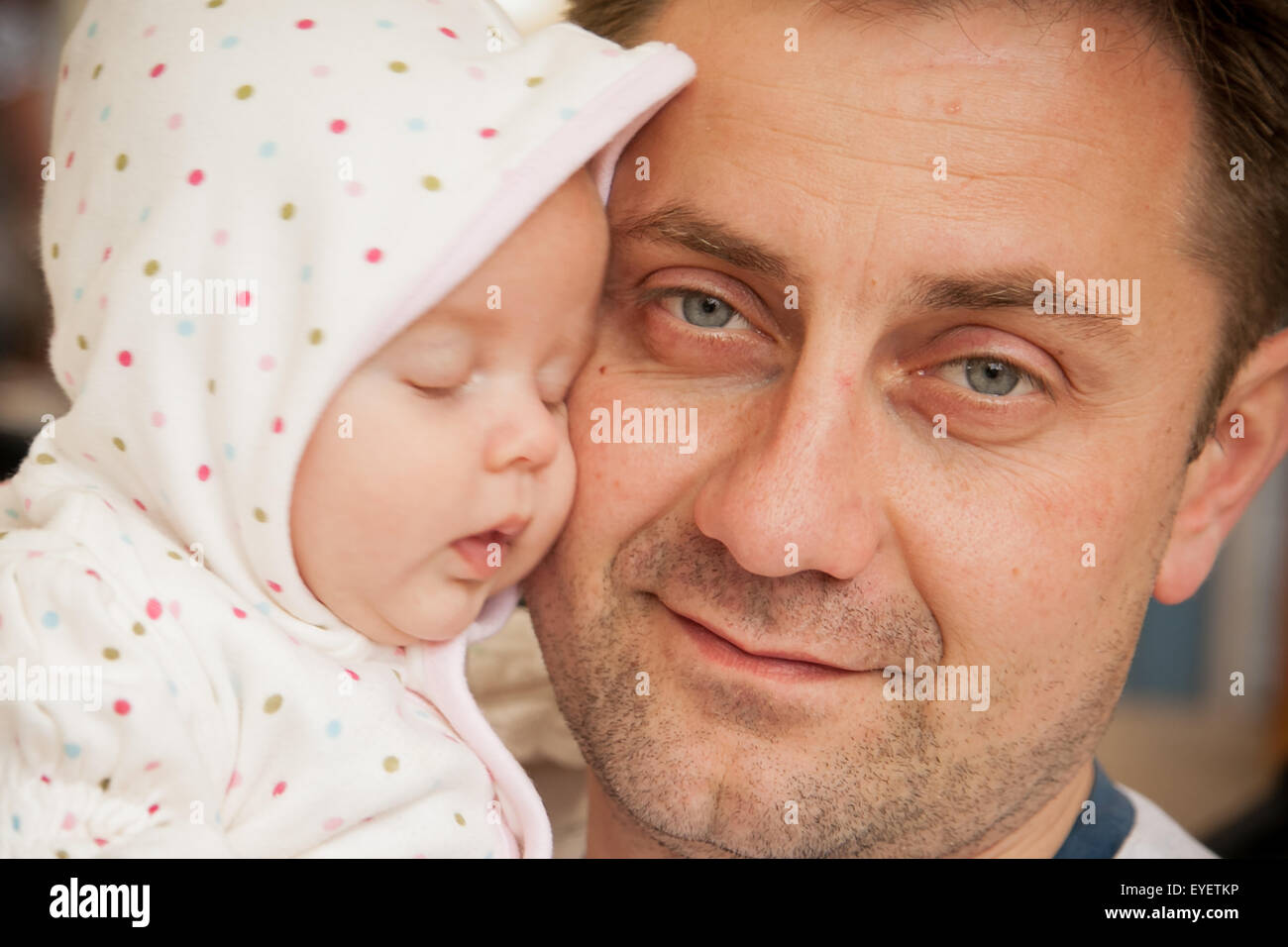 Baby girl with father hi res stock photography and images Alamy