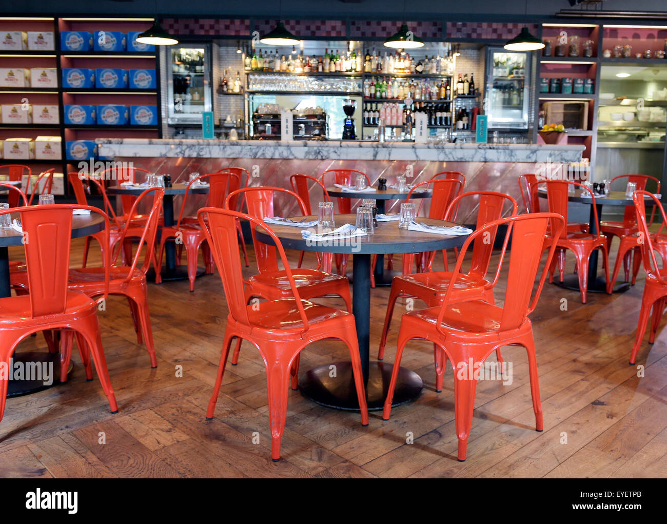 Jamie's Italian restaurant in Glasgow City Centre Stock Photo Alamy