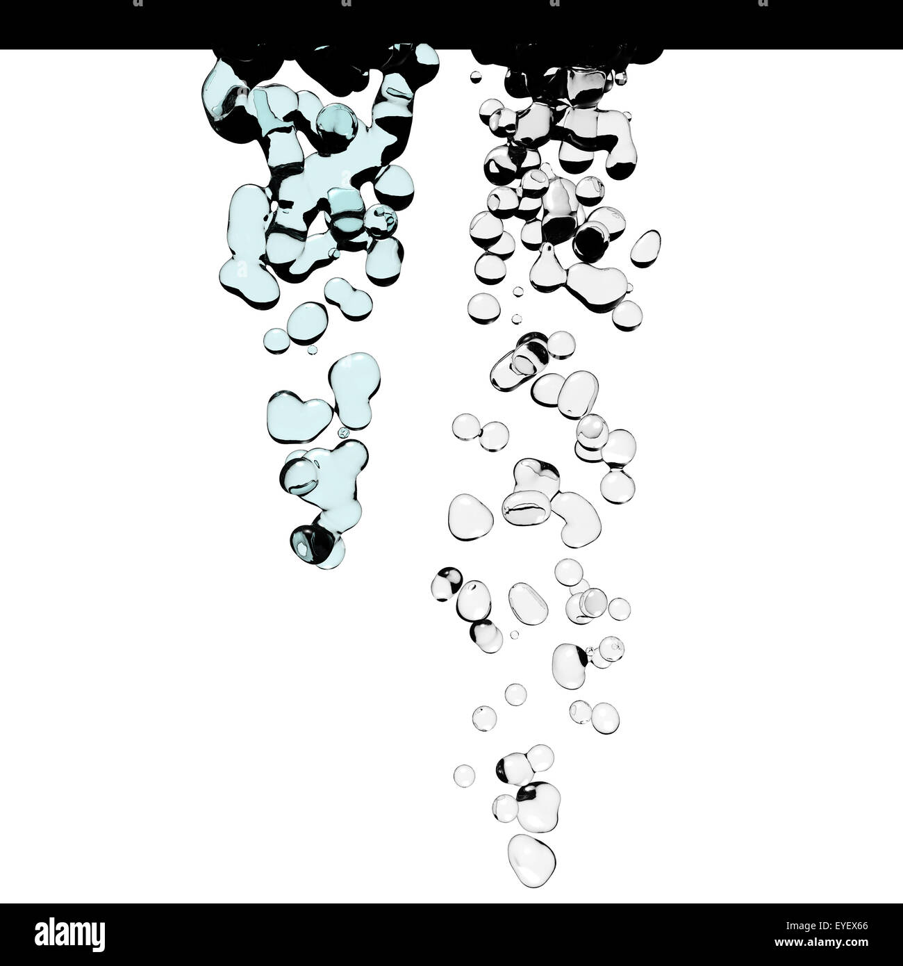 Water splash 3d over white background Stock Photo - Alamy