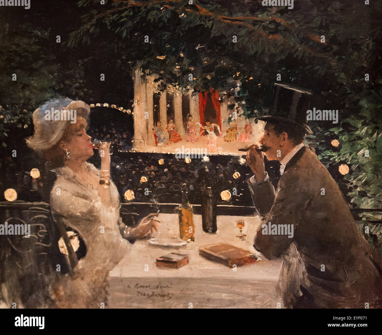 19th century paris cafe hi-res stock photography and images - Alamy