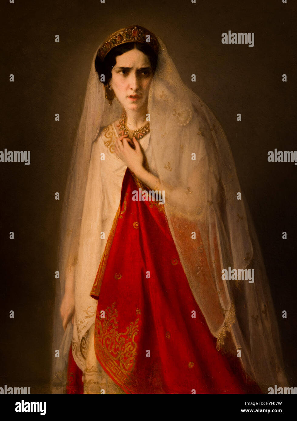 Rachel (1821-1858) in the role of Phedre 17/10/2013 - 19th century Collection Stock Photo