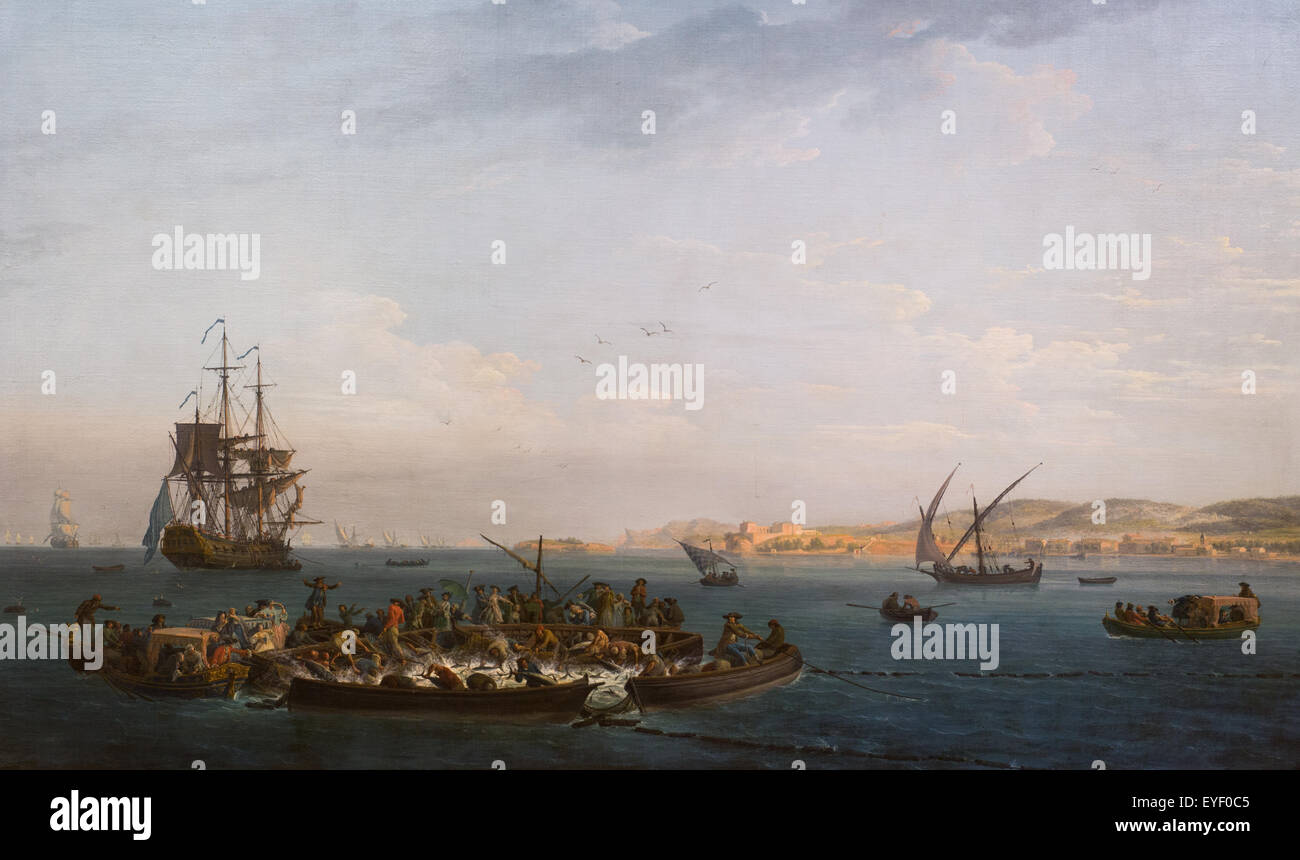The Madrague or tuna fishing 07/12/2013 - 18th century Collection Stock Photo