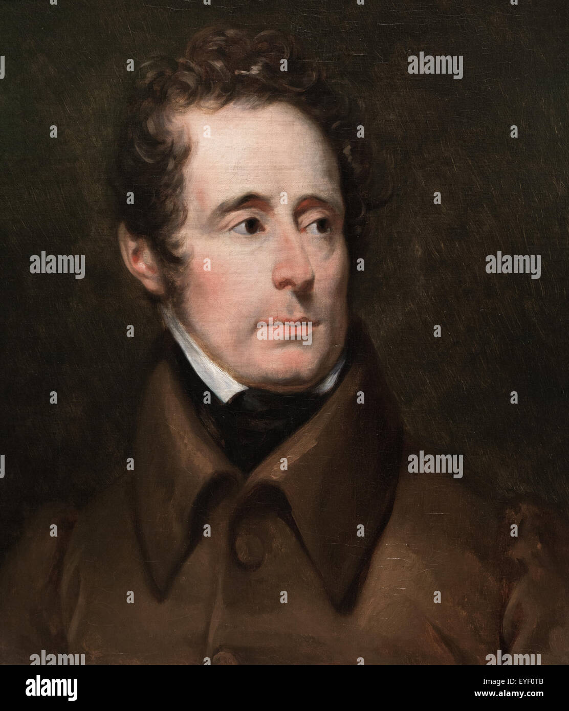 Alphonse de Lamartine (1790-1869 17/10/2013 - 19th century Collection Stock Photo