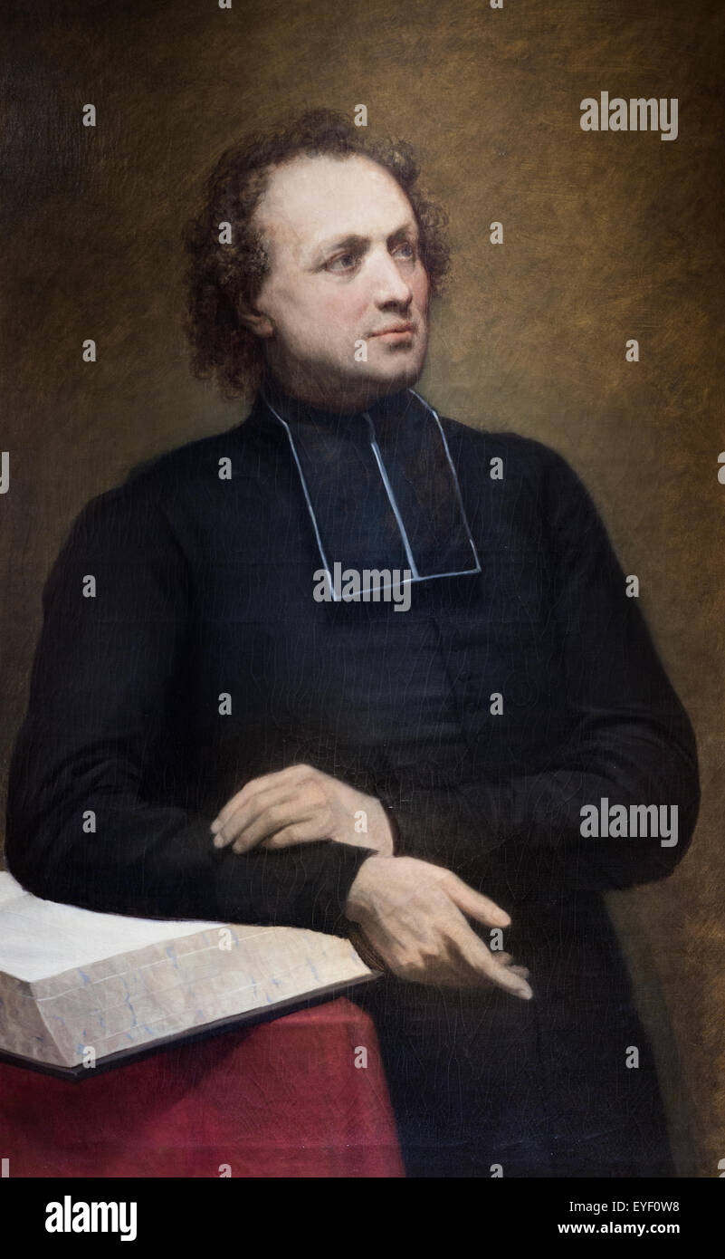 The priest Gaspard Deguerry 07/12/2013 - 19th century Collection Stock Photo
