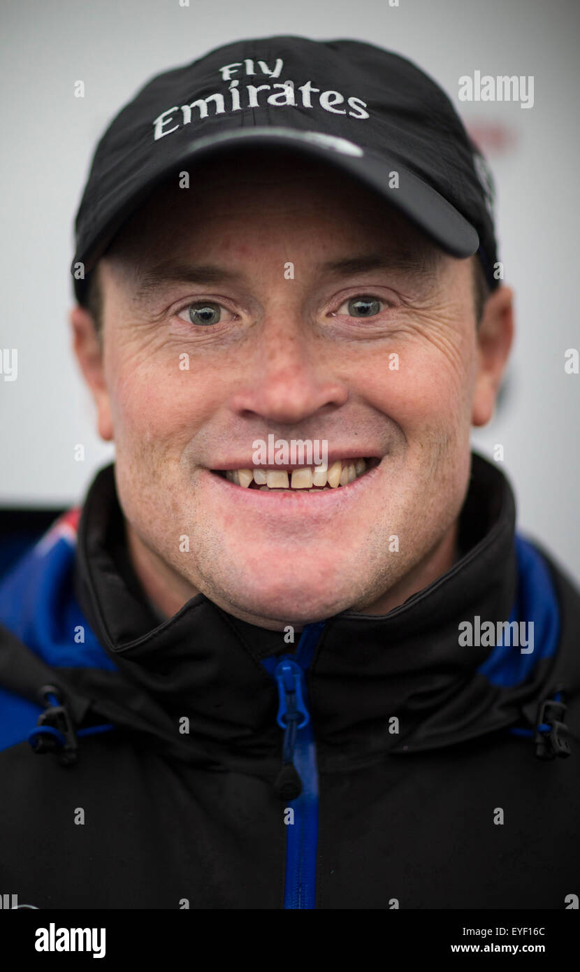 Glenn Ashby, Sailing Team Director of Emirates Team New Zealand pictured at the America's Cup World Series in Portsmo Stock Photo