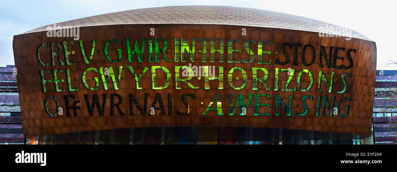 Wales Millennium Centre; Cardiff, Wales Stock Photo
