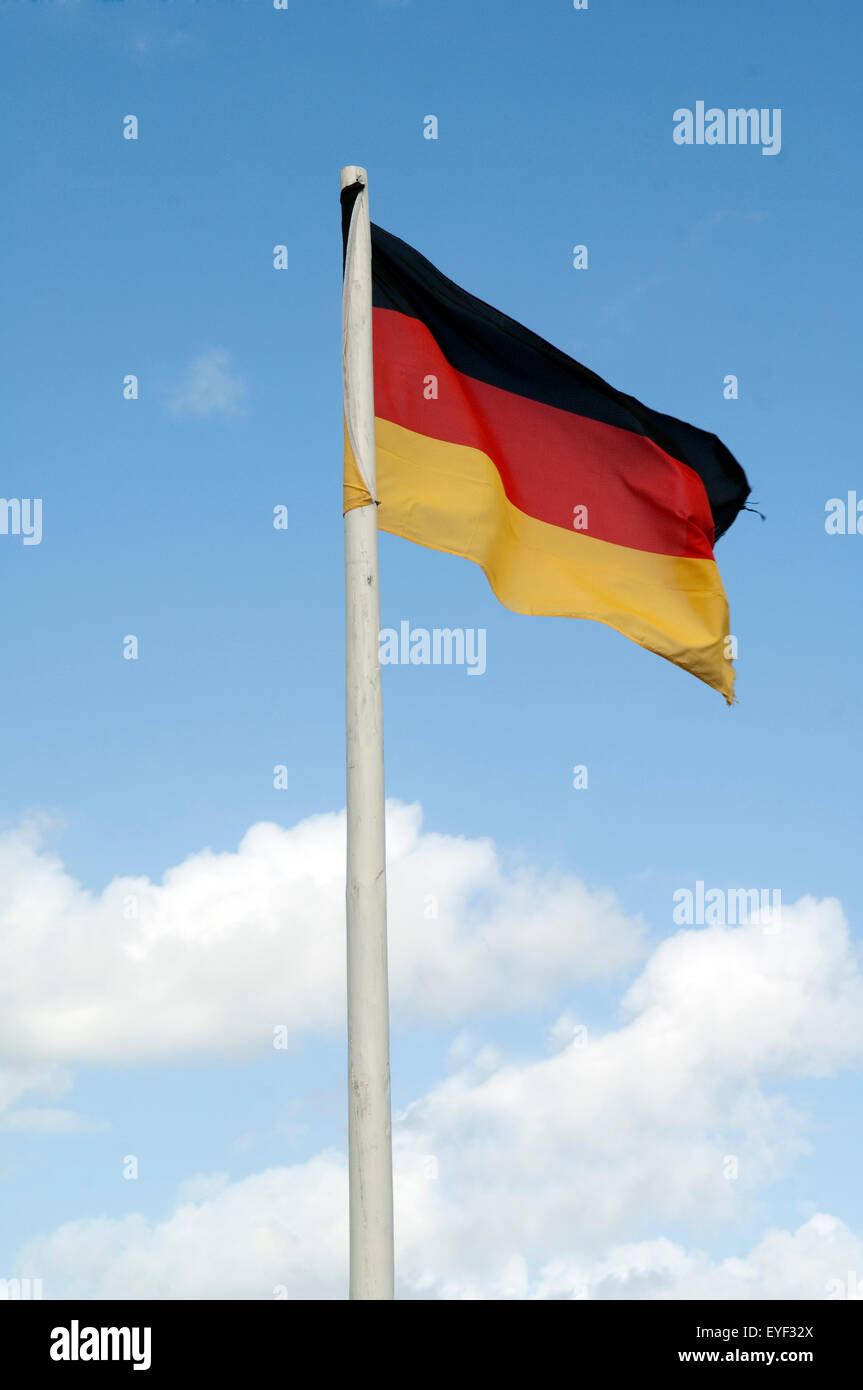 Deutsche Fahne, Flagge, Stock Photo