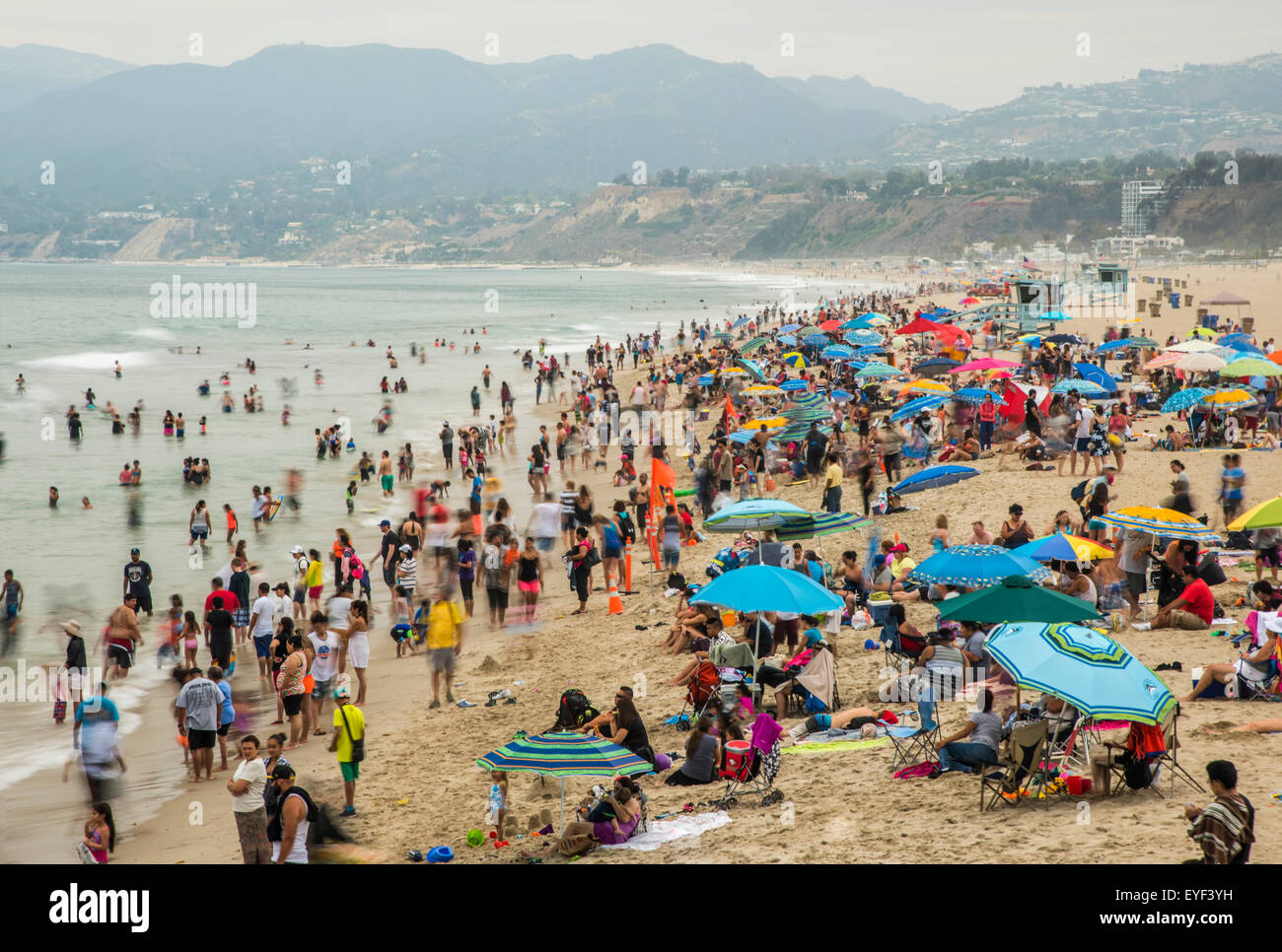 Views from Southern California, Santa Monica and Malibu Stock Photo